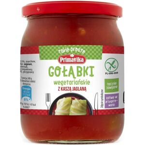 PRIMAVIKA Wegetariańskie gołąbki z kaszą jaglaną - Bez glutenu - 480g PRIMAVIKA Wegetariańskie gołąbki z kaszą jaglaną - Bez glutenu - 480g