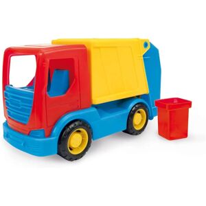 Camion poubelle en plastique ToyMarkt + Bac - Véhicule - Publicité Camion poubelle en plastique ToyMarkt + Bac - Véhicule - Publicité