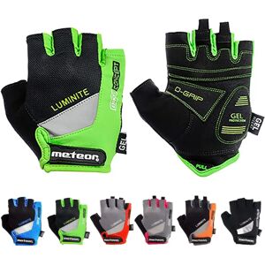 Rękawice rowerowe Meteor Gel GX31 Zielone Rękawice rowerowe Meteor Gel GX31 Zielone