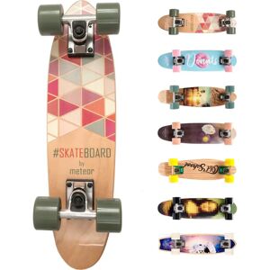 Meteor Skateboard Vintage Unisexe - 24288 - Publicité Meteor Skateboard Vintage Unisexe - 24288 - Publicité