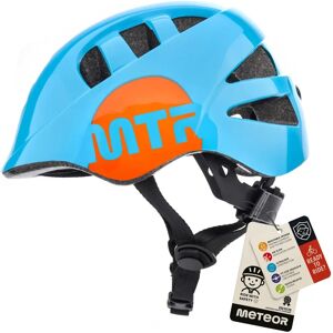 Casque vélo Meteor KS08 MTR Bleu - Sécurité & Ventilation - Publicité Casque vélo Meteor KS08 MTR Bleu - Sécurité & Ventilation - Publicité