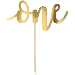 Pricenet Topper de Bolo Dourado 19cm - Cake topper Pricenet Topper de Bolo Dourado 19cm - Cake topper