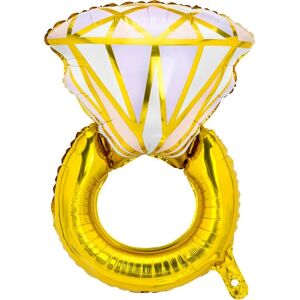 PartyDeco Partydekoration Spielballon Ringballon Gold PartyDeco Partydekoration Spielballon Ringballon Gold