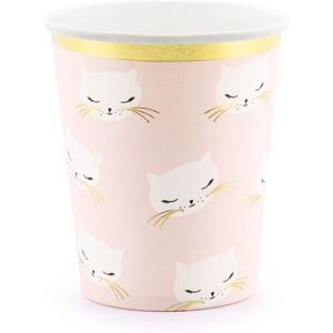 Kertakäyttöinen kuppi PartyDeco KPP42-EU1 - 6 kpl - 200 ml - Kissa-malli Kertakäyttöinen kuppi PartyDeco KPP42-EU1 - 6 kpl - 200 ml - Kissa-malli