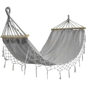 Northix Hamaca de Jardín Gris - 200x100cm - Cómoda y Estable Northix Hamaca de Jardín Gris - 200x100cm - Cómoda y Estable