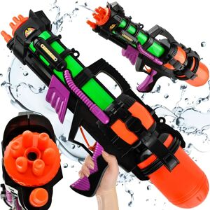 Pistolet à eau Kruzzel - 60cm - Portée 6m - 1.25L - Jeu en extérieur - Publicité Pistolet à eau Kruzzel - 60cm - Portée 6m - 1.25L - Jeu en extérieur - Publicité