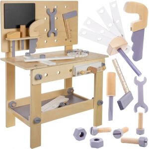 Pieni Rakentaja Puutyöpaja - Toy Workshop - Wooden Kruzzel 24820 Pieni Rakentaja Puutyöpaja - Toy Workshop - Wooden Kruzzel 24820