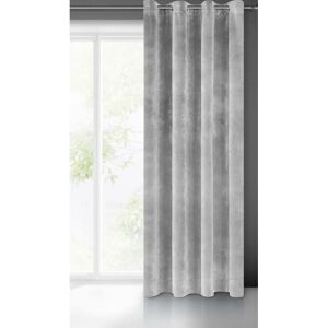 Eurofirany Model 315104 Velvet Curtain - 140x250cm - Steel Eurofirany Model 315104 Velvet Curtain - 140x250cm - Steel