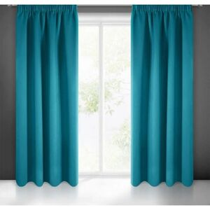 Eurofirany Logan Turquoise Curtain - UV Protection & Darkening Eurofirany Logan Turquoise Curtain - UV Protection & Darkening