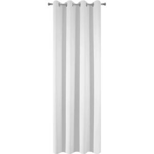 MyBestHome Sierra White Blackout Curtain - Decor 135x250cm MyBestHome Sierra White Blackout Curtain - Decor 135x250cm