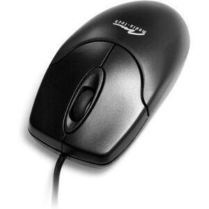 Souris Media-Tech MT1075K-PS2 - Optique - 3 Boutons - Filaire - PS/2 - Noir Souris Media-Tech MT1075K-PS2 - Optique - 3 Boutons - Filaire - PS/2 - Noir