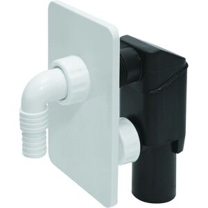 Tycner Blanc/Chrome Kit de Tuyau d'Égout pour Machine à Laver et Lave-Vaisselle, Coupe Automatique - Publicité Tycner Blanc/Chrome Kit de Tuyau d'Égout pour Machine à Laver et Lave-Vaisselle, Coupe Automatique - Publicité