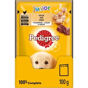 Pedigree Junior Nourriture humide pour chiots au poulet et riz - Publicité Pedigree Junior Nourriture humide pour chiots au poulet et riz - Publicité