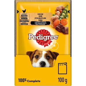Pedigree Poulet & Légumes pour Adultes - Repas Complet - Publicité Pedigree Poulet & Légumes pour Adultes - Repas Complet - Publicité