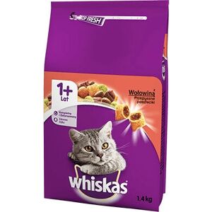 Whiskas Croccantini per Gatti Adulti Manzo 1,4kg Whiskas Croccantini per Gatti Adulti Manzo 1,4kg