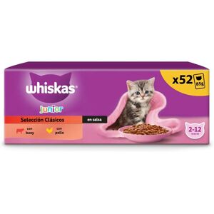 Whiskas Junior Kauwvoer in Saus 13x4x85g Whiskas Junior Kauwvoer in Saus 13x4x85g