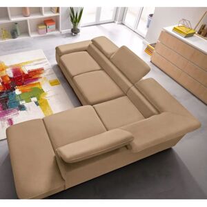 SIT & MORE Alcatraz L-Form Sofa - Microfaser Braun SIT & MORE Alcatraz L-Form Sofa - Microfaser Braun