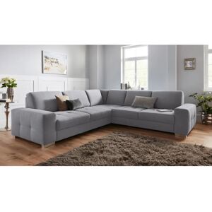 SIT & MORE Santorini L-Form Grau Couch - Sofa SIT & MORE Santorini L-Form Grau Couch - Sofa