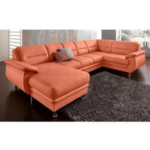 SIT & MORE Mailand U-Form Sofa - Mikrofaser, Terrakotta - Wohnzimmermöbel SIT & MORE Mailand U-Form Sofa - Mikrofaser, Terrakotta - Wohnzimmermöbel