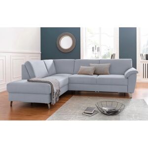 SIT&MORE Texel L-Form Sofa - Struktur, Hellgrau, 250x87x201 cm SIT&MORE Texel L-Form Sofa - Struktur, Hellgrau, 250x87x201 cm
