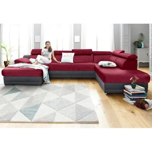 Sit&More Xenia U-Form Sofa - Microfaser, Umkehrbar, mit Bettfunktion Sit&More Xenia U-Form Sofa - Microfaser, Umkehrbar, mit Bettfunktion