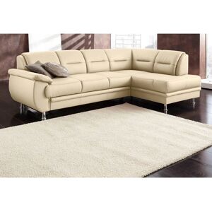 SIT & MORE Mailand L-Form Sofa - Leder, Ottomane rechts, mit Bettfunktion SIT & MORE Mailand L-Form Sofa - Leder, Ottomane rechts, mit Bettfunktion
