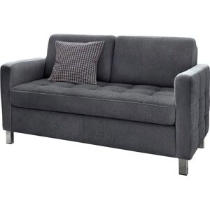 Sit & More Pablo Microfaser 2-Sitzer - Grau, Luxus Sit & More Pablo Microfaser 2-Sitzer - Grau, Luxus