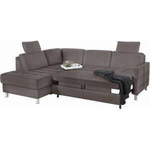 SIT & MORE Pablo L-Form Sofa - Grau, 233x78x196 cm SIT & MORE Pablo L-Form Sofa - Grau, 233x78x196 cm