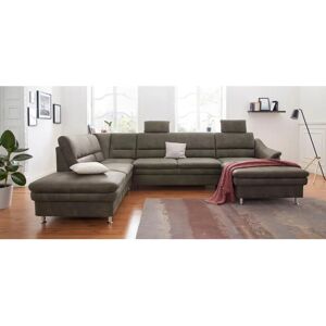 Sit & More Cardoso U-Form Sofa - Mikrofaser, Rechte Recamiere, Bettfunktion Sit & More Cardoso U-Form Sofa - Mikrofaser, Rechte Recamiere, Bettfunktion