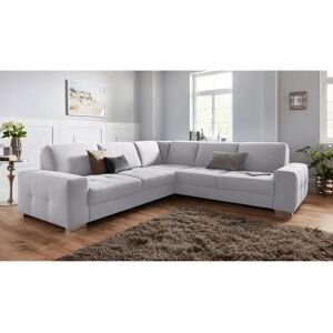 SIT & MORE Santorini L-Form Sofa - 7 Sitzplätze, Silber, Moderner Stil SIT & MORE Santorini L-Form Sofa - 7 Sitzplätze, Silber, Moderner Stil
