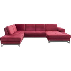 SIT & MORE Bendigo Sofá en U de Terciopelo - Sofá en U SIT & MORE Bendigo Sofá en U de Terciopelo - Sofá en U