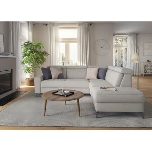 SIT & MORE Scarlett L-Form Microfaser Beige Sofa - Rechte Ottomane SIT & MORE Scarlett L-Form Microfaser Beige Sofa - Rechte Ottomane