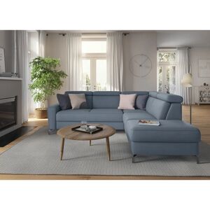 SIT & MORE Scarlett L-Form Sofa - Microfaser ALTARA NUBUCK - Ottomane rechts - Verstellbares Kopfteil SIT & MORE Scarlett L-Form Sofa - Microfaser ALTARA NUBUCK - Ottomane rechts - Verstellbares Kopfteil