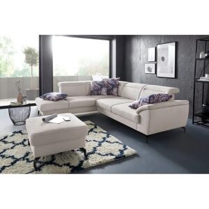 SIT & MORE Percy L-Form Microfaser Beige - Sofa SIT & MORE Percy L-Form Microfaser Beige - Sofa