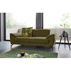SIT&MORE Percy Grünes Microfaser 2-Sitzer Sofa - Sofa SIT&MORE Percy Grünes Microfaser 2-Sitzer Sofa - Sofa