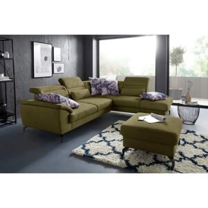 SIT & MORE Percy L-Form Grünes Sofa - Sofa SIT & MORE Percy L-Form Grünes Sofa - Sofa