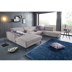 SIT & MORE Percy U-Form Sofa - U-förmig, Feinstruktur, Recamiere links SIT & MORE Percy U-Form Sofa - U-förmig, Feinstruktur, Recamiere links
