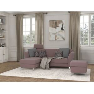 SIT & MORE Visby L-Form Sofa - Stoff, 4,5 Sitze, Altrosa SIT & MORE Visby L-Form Sofa - Stoff, 4,5 Sitze, Altrosa