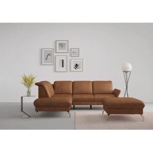 SIT&MORE Fashion L-Form Sofa - Mikrofaser, Linke Ottomane, Motorischer Kopfteil SIT&MORE Fashion L-Form Sofa - Mikrofaser, Linke Ottomane, Motorischer Kopfteil