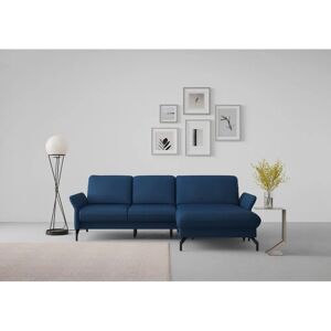 SIT & MORE Fashion L-Form Sofa - Blau, Recamiere & Motorisch SIT & MORE Fashion L-Form Sofa - Blau, Recamiere & Motorisch