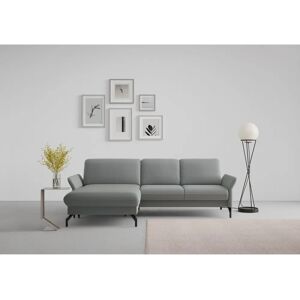 SIT & MORE Fashion L-Form Sofa - Grau, Recamiere links SIT & MORE Fashion L-Form Sofa - Grau, Recamiere links