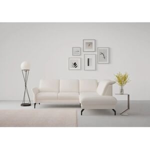 SIT&MORE Fashion L-Form Sofa - Microfaser, Ottomane rechts, Kopfteilverstellung SIT&MORE Fashion L-Form Sofa - Microfaser, Ottomane rechts, Kopfteilverstellung