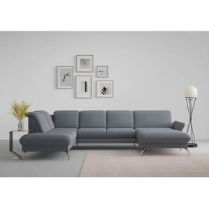 SIT & MORE Fashion U-Form Sofa - Chenille, Links Ottomane, 338x84x207 cm SIT & MORE Fashion U-Form Sofa - Chenille, Links Ottomane, 338x84x207 cm