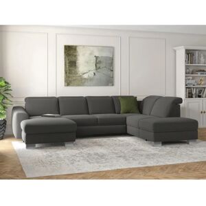 SIT & MORE Dundee U-Form Sofa - U-förmiges Sofa, Microfaser Paris, Kopfteilverstellung SIT & MORE Dundee U-Form Sofa - U-förmiges Sofa, Microfaser Paris, Kopfteilverstellung