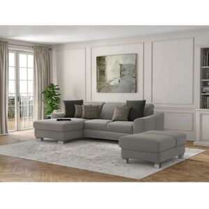SIT & MORE Dundee L-Form Grau Stoffsofa - Sofa Typ SIT & MORE Dundee L-Form Grau Stoffsofa - Sofa Typ