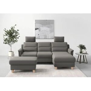 SIT & MORE Farö L-Form Sofa - Mikrofaser, mit Bett & Stauraum SIT & MORE Farö L-Form Sofa - Mikrofaser, mit Bett & Stauraum