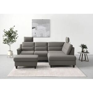 SIT&MORE Farö L-Form Microfaser Euphoria Ottomane mit Bett - Sofa SIT&MORE Farö L-Form Microfaser Euphoria Ottomane mit Bett - Sofa