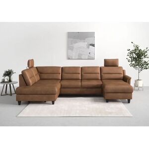 SIT & MORE Farö U-Form Microfaser Couch - Ecksofa mit Stauraum SIT & MORE Farö U-Form Microfaser Couch - Ecksofa mit Stauraum
