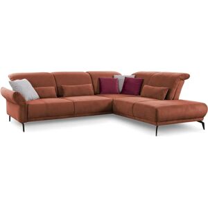 INOSIGN Coco L-Form - Rosa Sofa, Ottomane rechts, modern INOSIGN Coco L-Form - Rosa Sofa, Ottomane rechts, modern