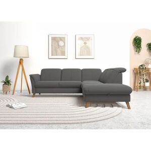SIT & MORE Romero L-Form Ecksofa - Weiche Struktur, Ottomane rechts SIT & MORE Romero L-Form Ecksofa - Weiche Struktur, Ottomane rechts